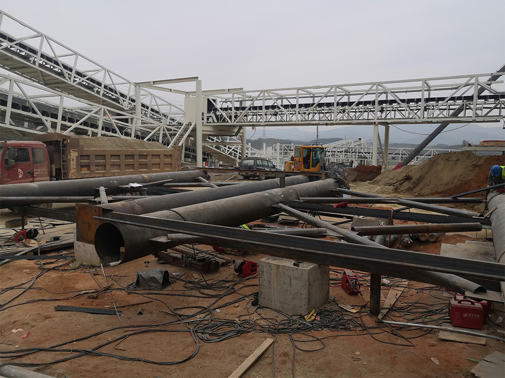 泰安螺旋钢板仓湛江5000吨项目进展